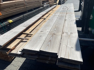 Ca. 20x Douglas Zweeds Rabat, 26x190mm, lengte 400cm